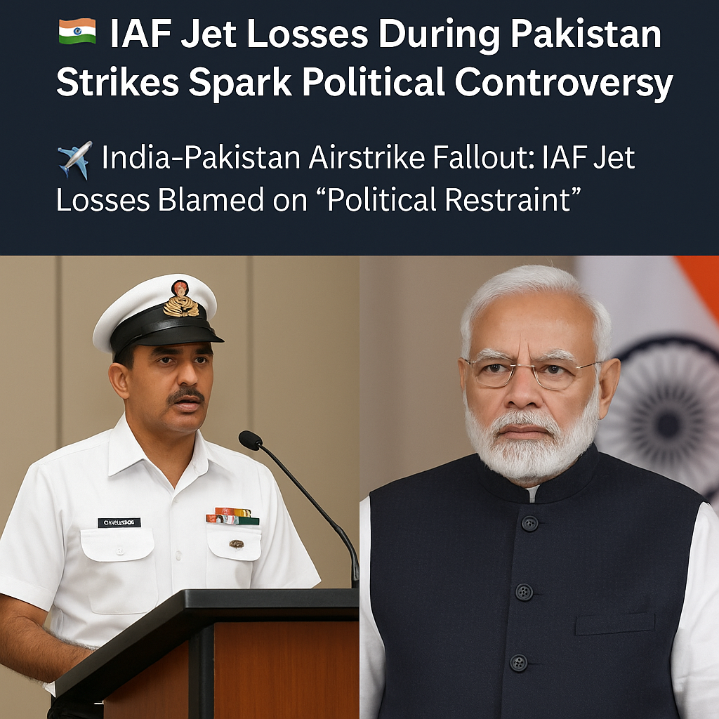 🇮🇳 IAF Jet Losses During Pakistan Strikes Spark Political Controversy