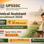 upsssc-technical-assistant-agriculture-vacancy-2026