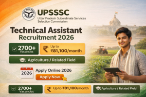 upsssc-technical-assistant-agriculture-vacancy-2026