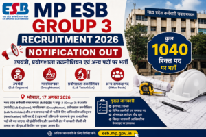 MP ESB Group 3 Recruitment 2026: